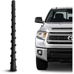 Short Antenna Compatible for Toyota Tundra Accessories 2000-2026, 7" Flexible Rubber Pickup Truck Radio Antenna Replacement, for Optimized AM FM Signal Reception in Kuwait