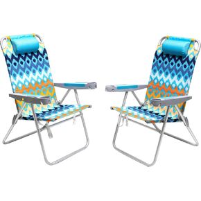 SUNNYFEEL Oversized Tall Folding Beach Chair Lightweight, 17" Portable Sand Chair for Adults Heavy Duty 500 LBS with Cup Holders, Foldable High Camping Lawn Chairs for Camp/Outdoor/Picnic/Sports in Saudi Arabia