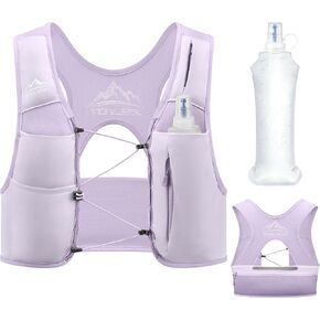 Zelvot X-Back Running Vest for Women, Hydration Vest with 500ml Soft Flask in Saudi Arabia