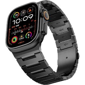 I-Boruly Lightweight Titanium Band for Men Apple Watch Ultra 49 46 45 44mm in Saudi Arabia
