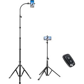 elitehood 81" Tall Tripod Stand for iPhone with 17in Adjustable Gooseneck in Saudi Arabia