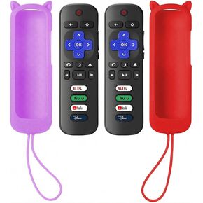 (Pack of 2) Replacement Remote Control for Roku TV with Silicone Cover in Kuwait