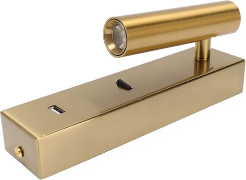 Wall Mounted Reading Light, Adjustable Aluminum Design (Warm in Kuwait
