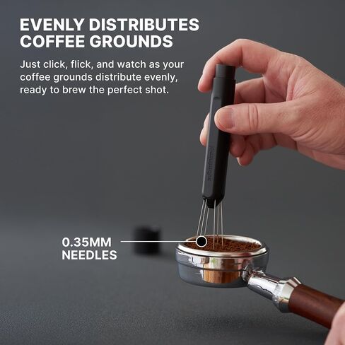 Subminimal Flick WDT Espresso Distribution Tool - Retractable Needle Tamper in Saudi Arabia