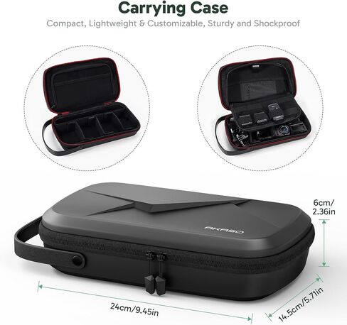 AKASO Underwater Accessory Kit for Action Camera - 64GB MicroSD Card + Waterproof Floating Hand Grip + 131ft (40m) Waterproof Underwater Light + Camera Carrying Case in Saudi Arabia