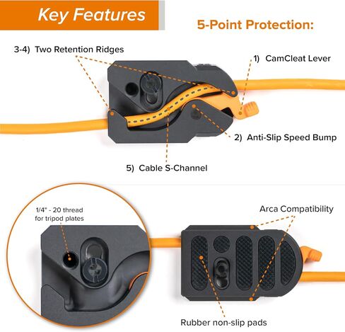 Tether Tools TetherGuard LeverLock Tripod Plate & Cable Kit in Saudi Arabia