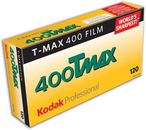 Kodak 856 8214 Professional 400 Tmax فيلم سلبي أبيض وأسود 120 (ISO 400) 5 لفات in Saudi Arabia
