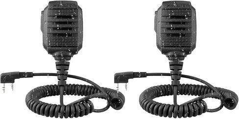 ميكروفون مكبر صوت Retevis Walkie Talkie، ميكروفون كتف مقاوم للماء IP54، عبوتان in Saudi Arabia