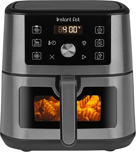 Instant Pot 4QT VORTEX 6-in-1 Mini Air Fryer, Air fry, Bake, Roast, Broil, Dehydrate or Reheat, Stainless Steel, 4 Quarts in Saudi Arabia
