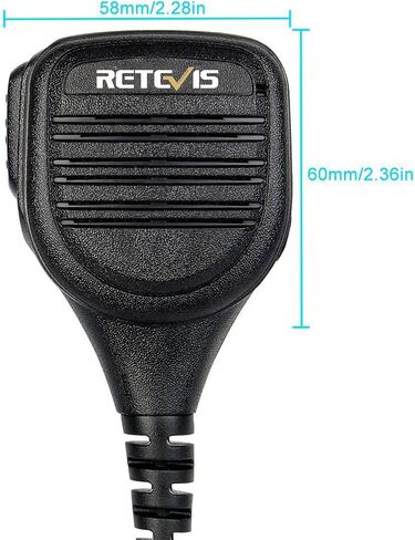 ميكروفون مكبر صوت Retevis Walkie Talkies، 2 دبوس، 1 حزمة in Saudi Arabia