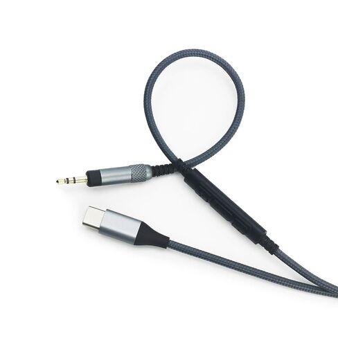 USB C to 2.5mm Audio Cable Compatible with Bose 700, QuietComfort Ultra, QC35 QC35ii QC45 Headphone, Remote Volume Mic Compatible with iPhone, for Android Phone (47, Inches) in Saudi Arabia