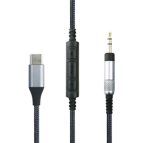 USB C to 2.5mm Audio Cable Compatible with Bose 700, QuietComfort Ultra, QC35 QC35ii QC45 Headphone, Remote Volume Mic Compatible with iPhone, for Android Phone (47, Inches) in Saudi Arabia