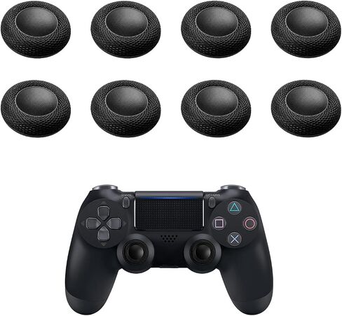 8 Pcs Joystick Replacement Grip Caps for PS4 Controller Anti Slip in Saudi Arabia