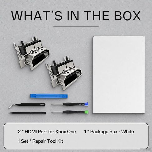 2PCS HDMI Port Replacement for Xbox ONE S Console High-Definition in Saudi Arabia