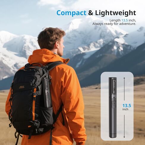 Fuloview Auto Face Tracking Tripod,67''Phone Tripod for iPhone,360° Rotation Follows Your Movement,Bluetooth Remote,Phone Holder for Vlog,Live Streaming, Video Call,Content Creators. in Saudi Arabia