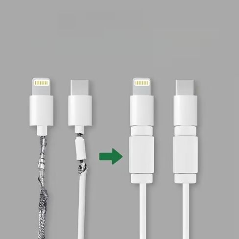 Charging Cable Protectors (8-Pack) — Anti-Break & Anti-Stretch Cable Guards in Saudi Arabia