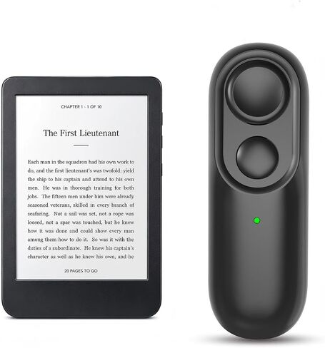 Remote Page Turner for Kobo eReaders, Zero-Latency, Bluetooth Connection, Black in Saudi Arabia