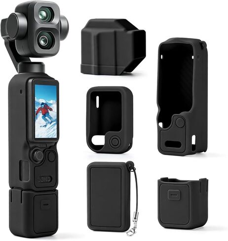 Protective Cases Lens Covers, Remote Control Cases for DJI Pocket 4 Pro (Teal) in Saudi Arabia