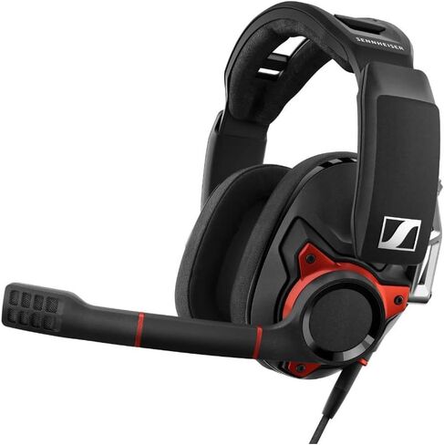 EPOS I Sennheiser GSP 600 - سماعة رأس سلكية مغلقة للألعاب الصوتية، ميكروفون عازل للضوضاء، عصابة رأس قابلة للتعديل مع ضغط اتصال قابل للتخصيص، تحكم في مستوى الصوت، للكمبيوتر الشخصي + Mac + Xbox + PS4، Pro in Saudi Arabia