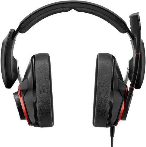 EPOS I Sennheiser GSP 600 - سماعة رأس سلكية مغلقة للألعاب الصوتية، ميكروفون عازل للضوضاء، عصابة رأس قابلة للتعديل مع ضغط اتصال قابل للتخصيص، تحكم في مستوى الصوت، للكمبيوتر الشخصي + Mac + Xbox + PS4، Pro in Saudi Arabia