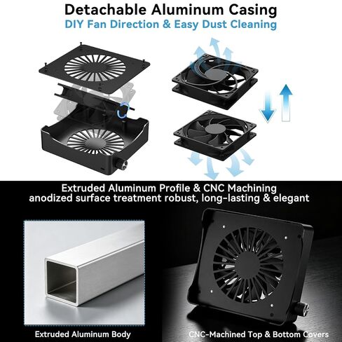 5V USB Computer Fan, Mini PC Cooling Fan, with Adjustable Speed Controller in Saudi Arabia