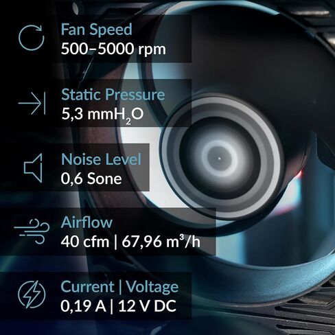 ARCTIC P8 Max - مروحة كمبيوتر شخصي، مروحة هيكل عالية الأداء مقاس 80 مم، تحكم PWM in Saudi Arabia