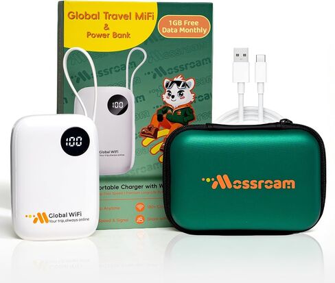 Portable Travel WiFi Router with 1GB Monthly Free Global Data in Saudi Arabia