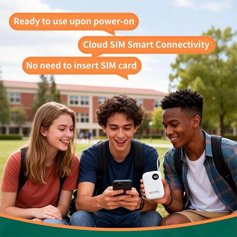 Portable Travel WiFi Router with 1GB Monthly Free Global Data in Saudi Arabia