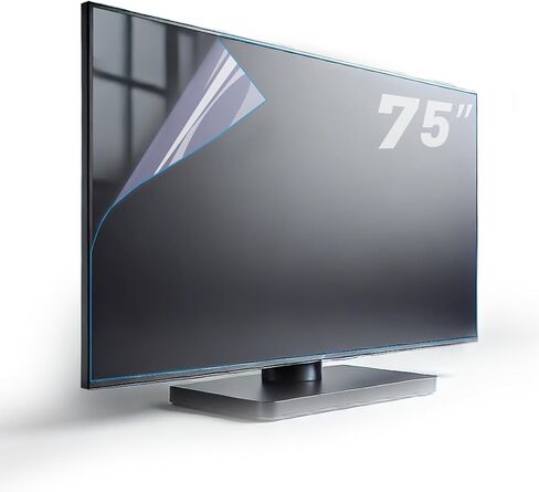 75 Inch Anti Glare TV Screen Protector Anti Glare for TV Blue Light Filter Matte Finish for Glare Reduction, Reflection Control, and Optimising glare on TV screens in Saudi Arabia