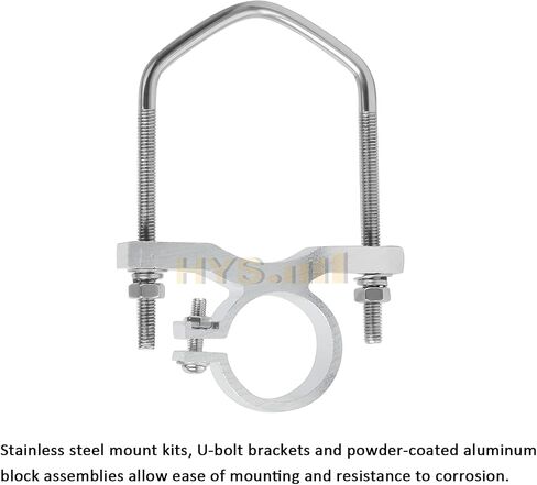 HYS Amateur Dual Band 2m/70cm Base Station Antenna, 5.5/8.5DBi Outdoor Pre-Tuned 144Mhz/430Mhz Heavy-Duty 200W 7.2ft Fiberglass Antenna with UHF-Female(SO239) Connector in Saudi Arabia