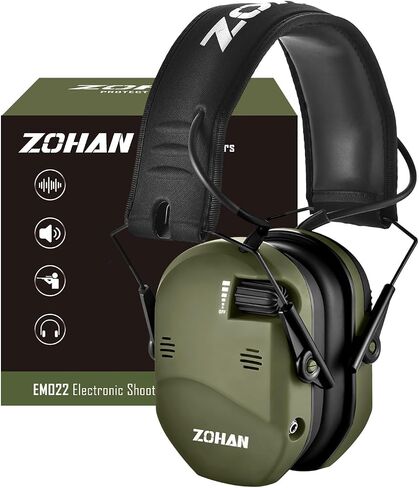 ZOHAN EM022 حماية الأذن الإلكترونية، تقليل الضوضاء 23 ديسيبل NRR in Saudi Arabia