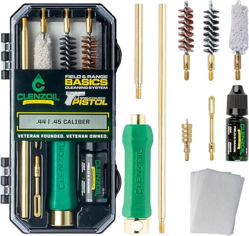 Clenzoil .44 Mag & .45 Cal Gun & Pistol Cleaning Kit with Oil & CLP in Saudi Arabia
