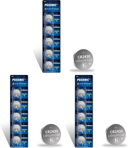 PGSONIC CR2430 3V Lithium Battery (5pcs) in Saudi Arabia