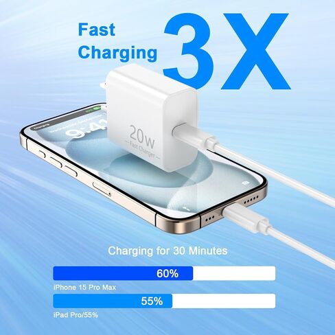 [معتمد من Apple MFi] شاحن iPhone 17 16 15 Pro Max شحن سريع in Saudi Arabia