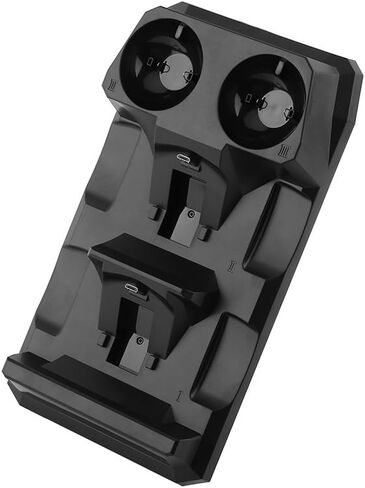 Fast Charging Dock 4 in 1 Dual LED Indicators Organized Design for PS Move P S4 Controller Accessories in Saudi Arabia