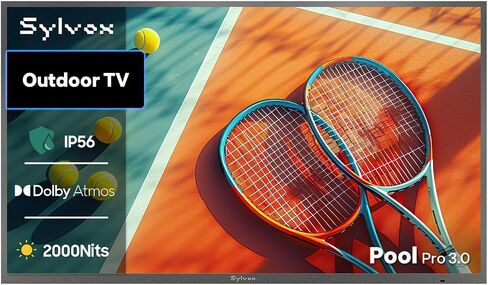 SYLVOX Outdoor TV, 55" Full Sun Outdoor TVs, Premium 2000 Nit, Waterproof in Saudi Arabia