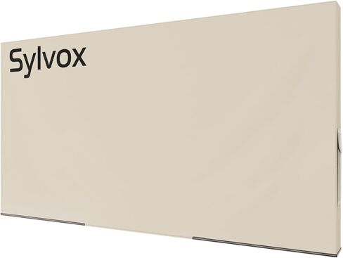 تلفزيون SYLVOX خارجي مع حامل وغطاء على الحائط، تلفزيونات ذكية 65 بوصة 120 هرتز 4K، مقاوم للطقس وIP55 مقاوم للماء، متوافق مع Google & Dolby Atmos، HDMI 2.1 وUSB 3.0، 1000 شمعة في المتر المربع خارج التلفزيون للألعاب in Saudi Arabia