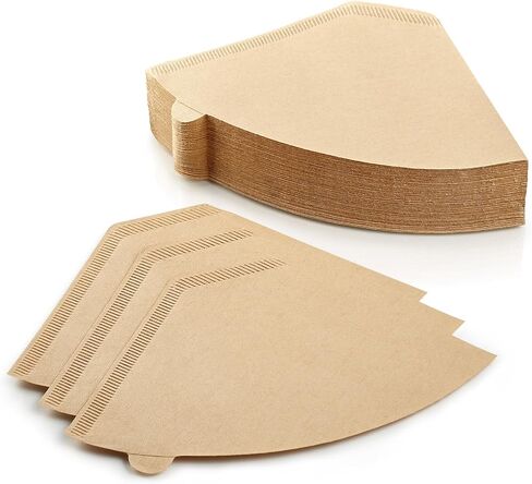 200 Count #4 Unbleached Paper Coffee Filters for Cuisinart, Ninja, BLACK+DECKER & other 8-12 Cup Coffee Makers - Perfect Paper Filter for Pour Over and Drip Coffee in Saudi Arabia
