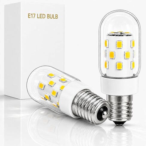 E17 LED لمبة عكس الضوء 3W 3000K ضوء الميكروويف الأبيض الناعم، 2-حزمة in Saudi Arabia