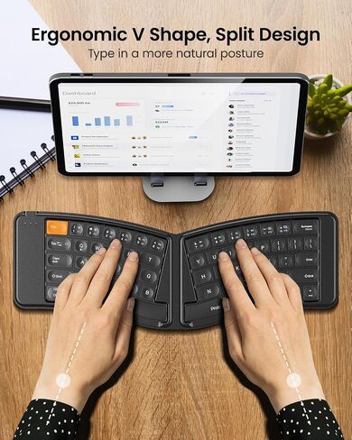 ProtoArc XKM03 Ergonomic Foldable Keyboard Mouse for Business and Travel in Saudi Arabia