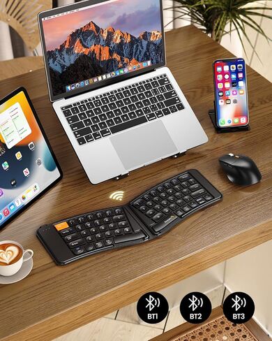 ProtoArc XKM03 Ergonomic Foldable Keyboard Mouse for Business and Travel in Saudi Arabia