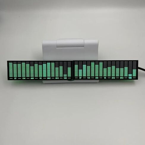 شاشة عرض الطيف الموسيقي LED التي يتم التحكم فيها بالصوت، ضوء التقاط الصوت، أبيض 30 قطعة in Saudi Arabia