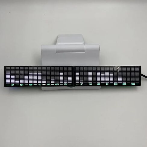 شاشة عرض الطيف الموسيقي LED التي يتم التحكم فيها بالصوت، ضوء التقاط الصوت، أبيض 30 قطعة in Saudi Arabia