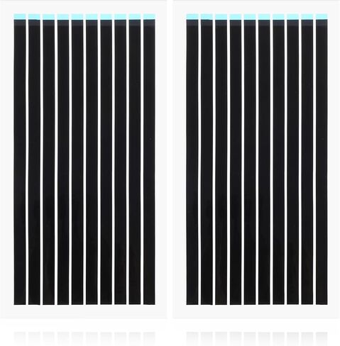 20 قطعة شريط مطاطي أسود لاستبدال شاشة LED للكمبيوتر المحمول، أشرطة لاصقة لإصلاح شاشة LCD للهواتف المحمولة والأجهزة اللوحية (0.75 × 3.15 بوصة) in Saudi Arabia