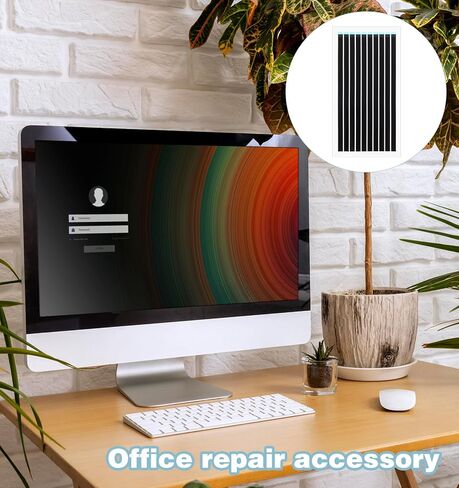 20 قطعة شريط مطاطي أسود لاستبدال شاشة LED للكمبيوتر المحمول، أشرطة لاصقة لإصلاح شاشة LCD للهواتف المحمولة والأجهزة اللوحية (0.75 × 3.15 بوصة) in Saudi Arabia