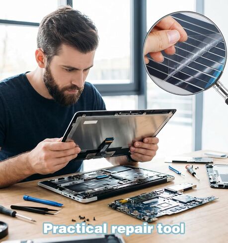 20 قطعة شريط مطاطي أسود لاستبدال شاشة LED للكمبيوتر المحمول، أشرطة لاصقة لإصلاح شاشة LCD للهواتف المحمولة والأجهزة اللوحية (0.75 × 3.15 بوصة) in Saudi Arabia