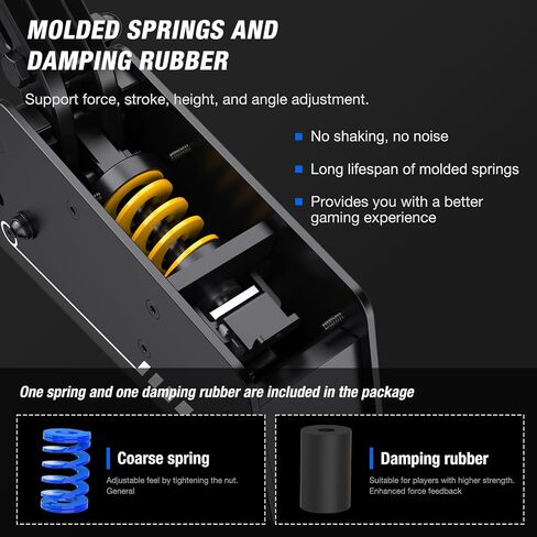 PXN HB S Sim Racing Handbrake,USB Handbrake, Compatible with Windows PC | Alloy Build, 16-Bit Linear Sensor, Adjustable Force & Stroke, Dual-Directional Lever, Spring & Damping, Desk Clamp in Saudi Arabia