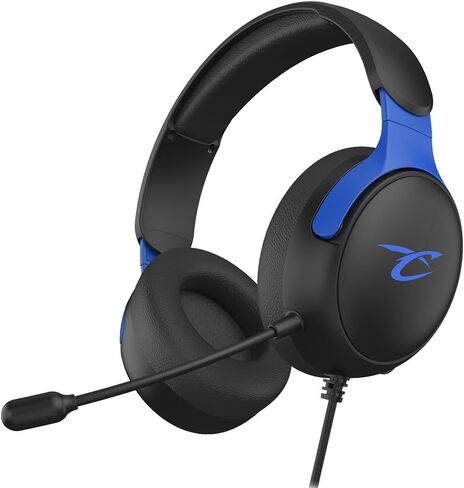 Subsonic - سماعة ألعاب Astra لجهاز PS5 PS4 PC Xbox، سماعة رأس مع مكبرات صوت 40 مم، ميكروفون قابل للإمالة، تحكم مدمج في مستوى الصوت وزر كتم الصوت - أسود وأزرق in Saudi Arabia
