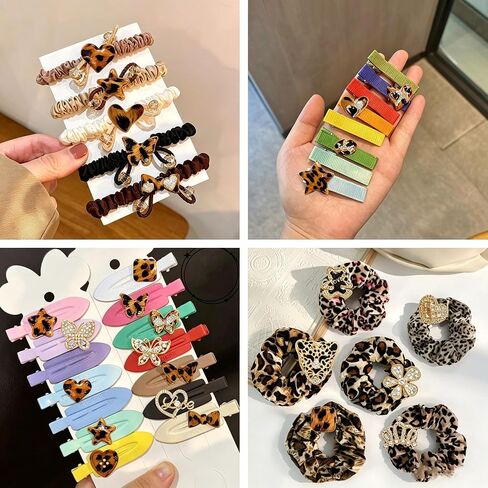 Leopard Print Junk Phone Case Charms Kit,DIY Phones Decor Junk Case Kit in Saudi Arabia