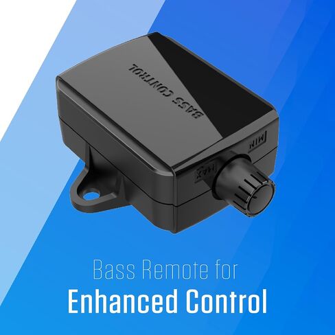 Jensen JSW65U Underseat Powered Car Subwoofer 600W Peak Class-D Bass Remote in Saudi Arabia